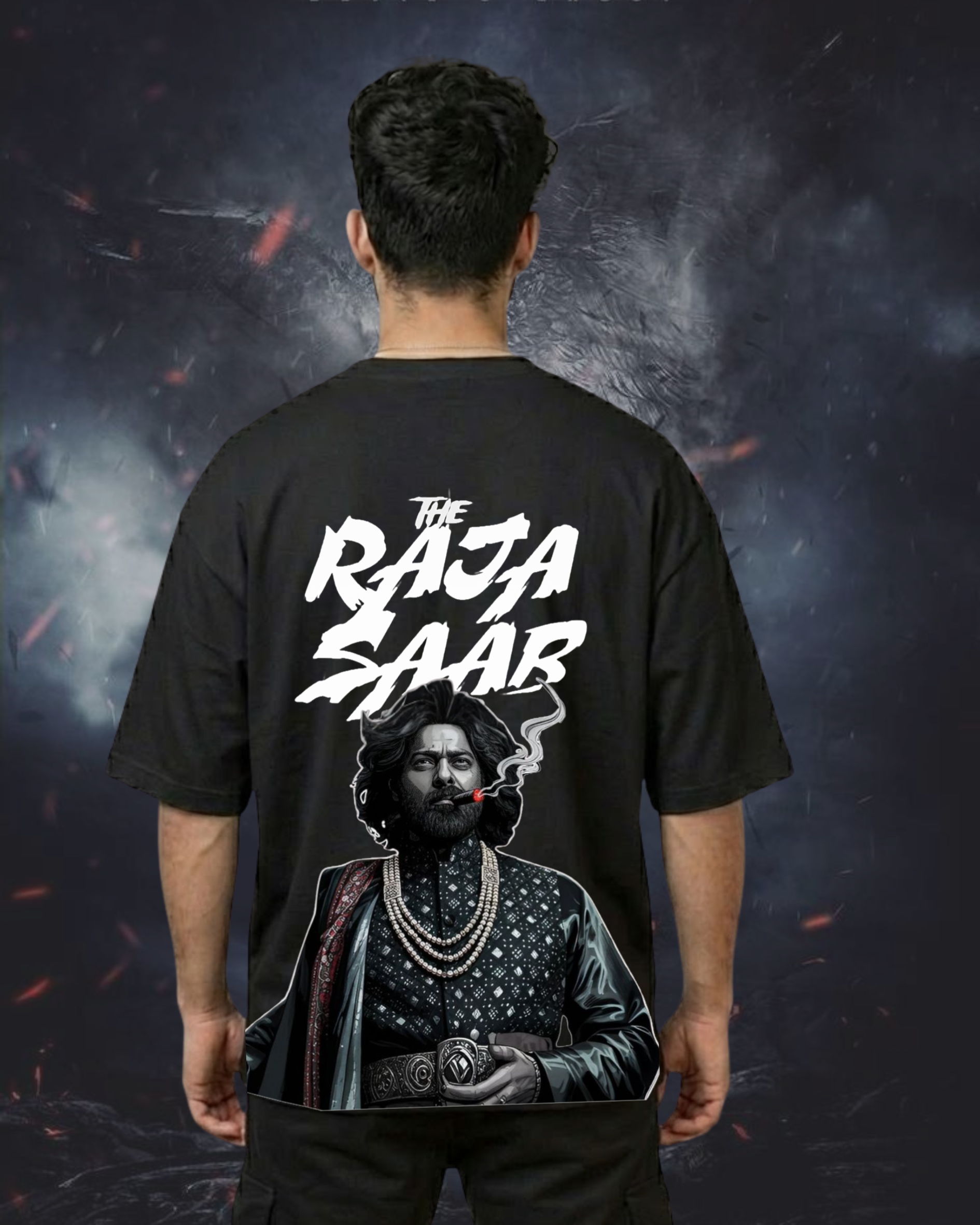 Rajasaab oversized tshirt Black
