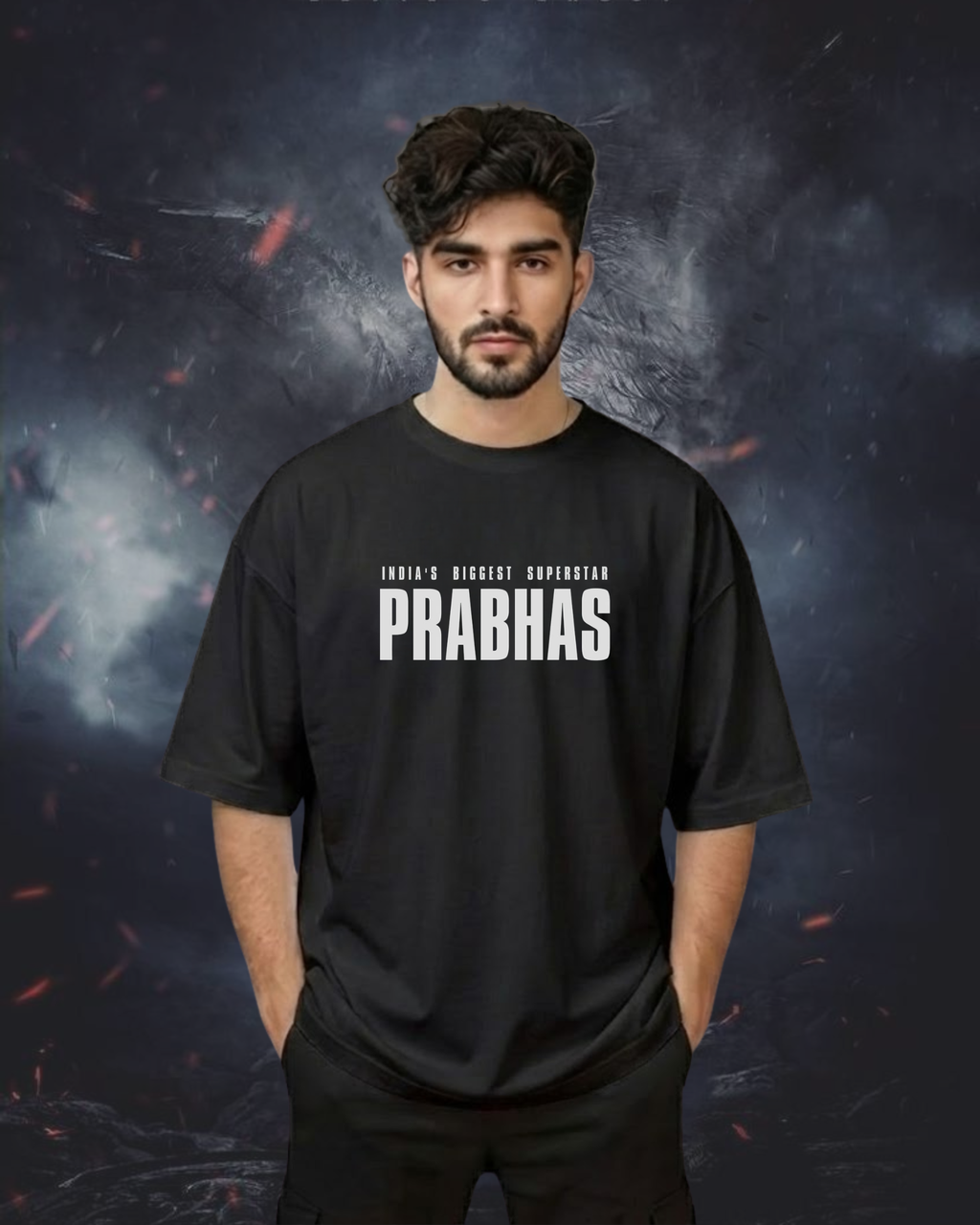 Rajasaab oversized tshirt Black