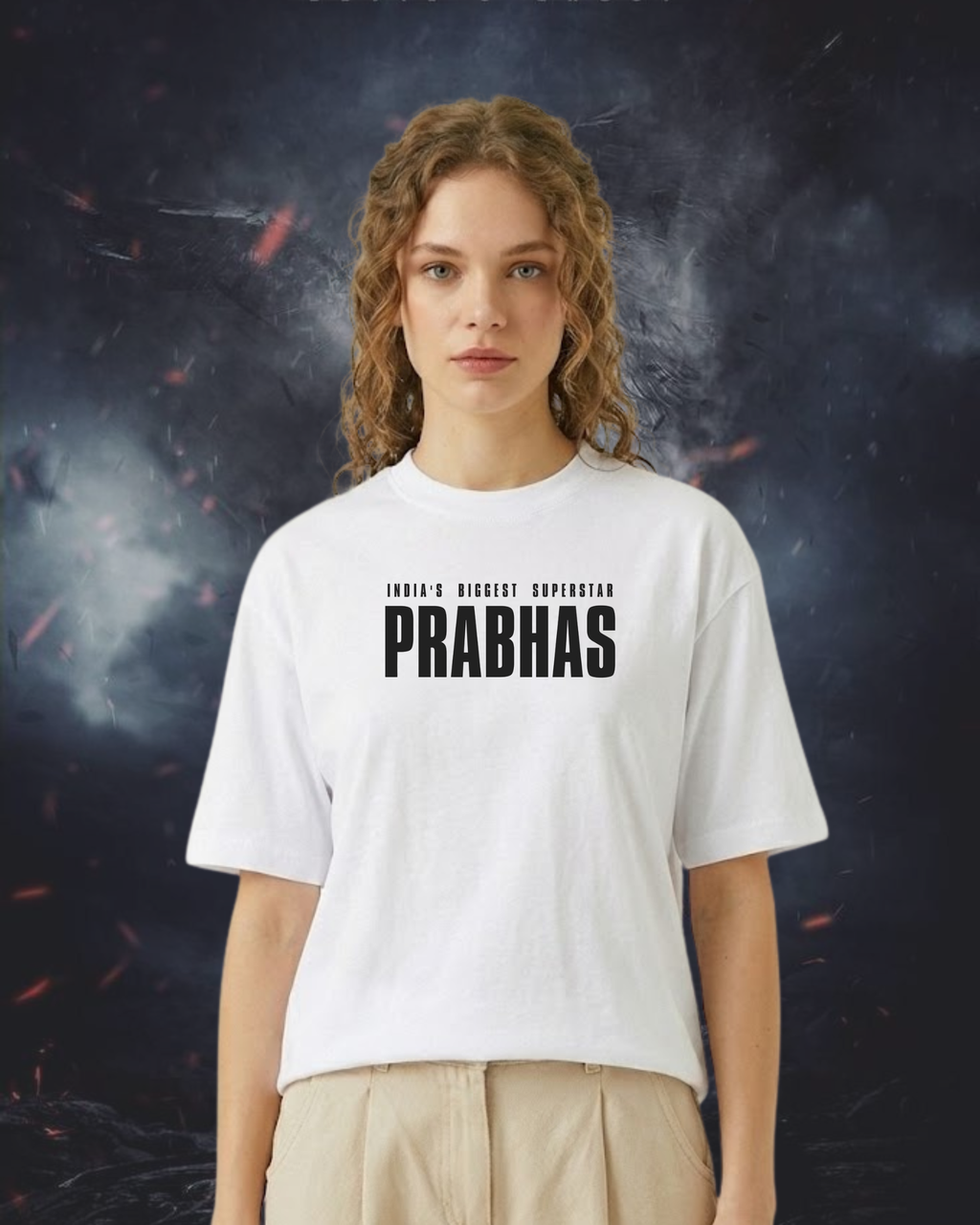 Rajasaab oversized tshirt white